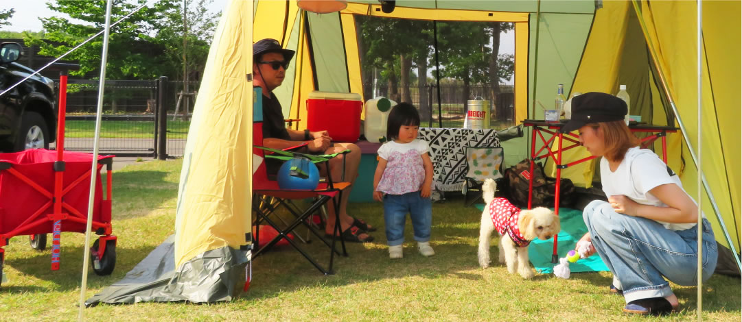 三王山ふれあい公園【キャンプ】犬同伴サイト